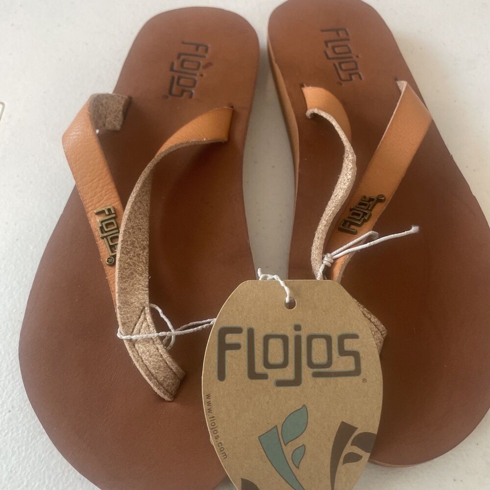 Flojos Women's Luna Sandals Tan / Natural Size 6